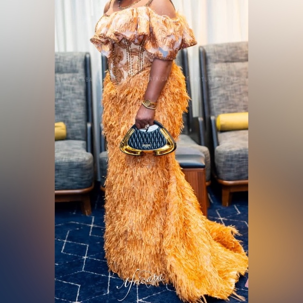 Custom Dress | Elegant Gold Dress